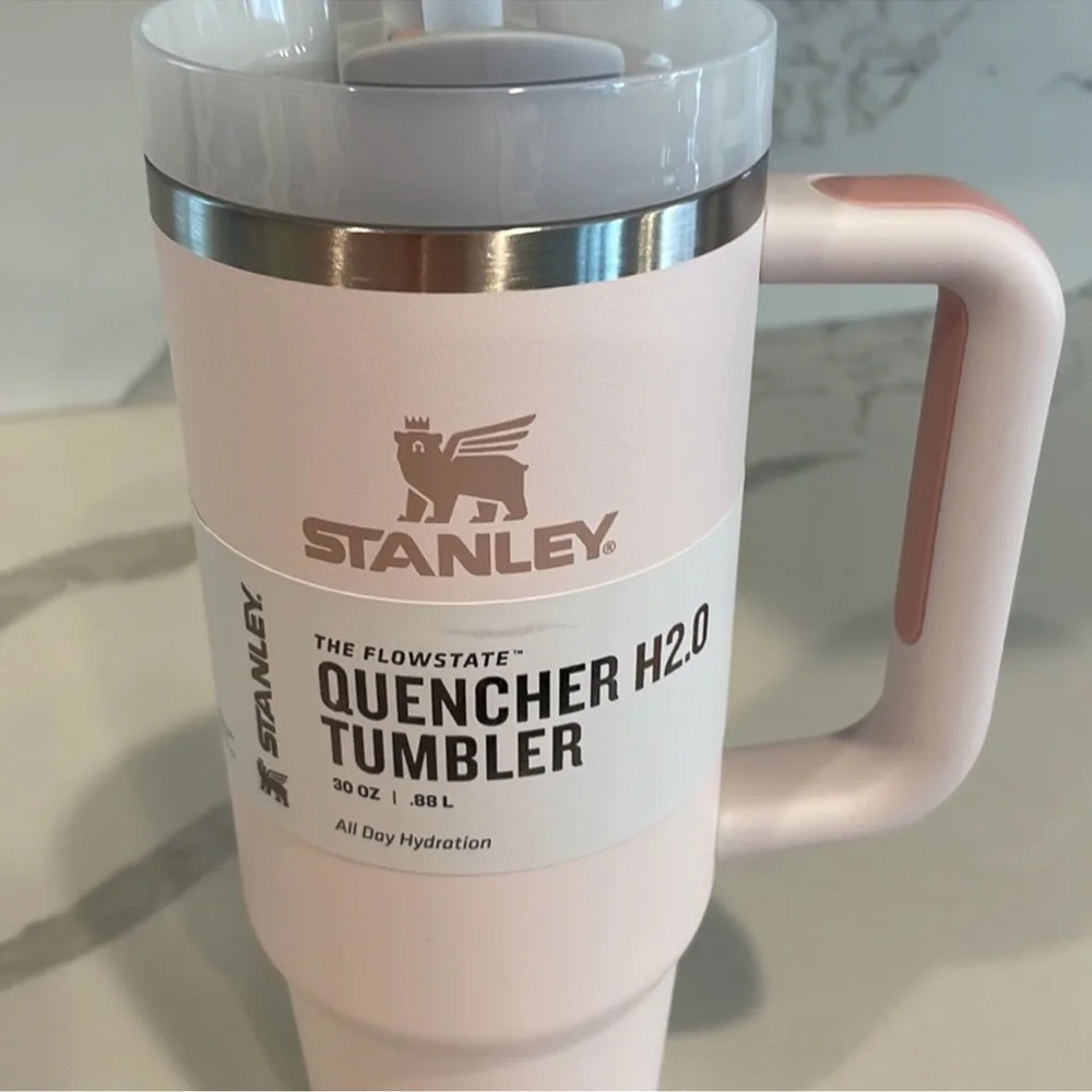 🎉LAST PIECE🎉Stanley 30oz H2.0 Flowstate Tumbler Rose Quartz - Picture 6 of 8